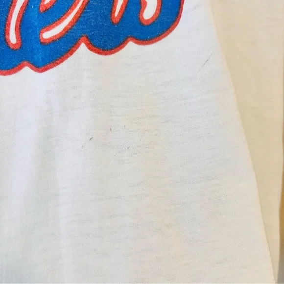 New York Mets BaseballVintage Single Stitch Shirt